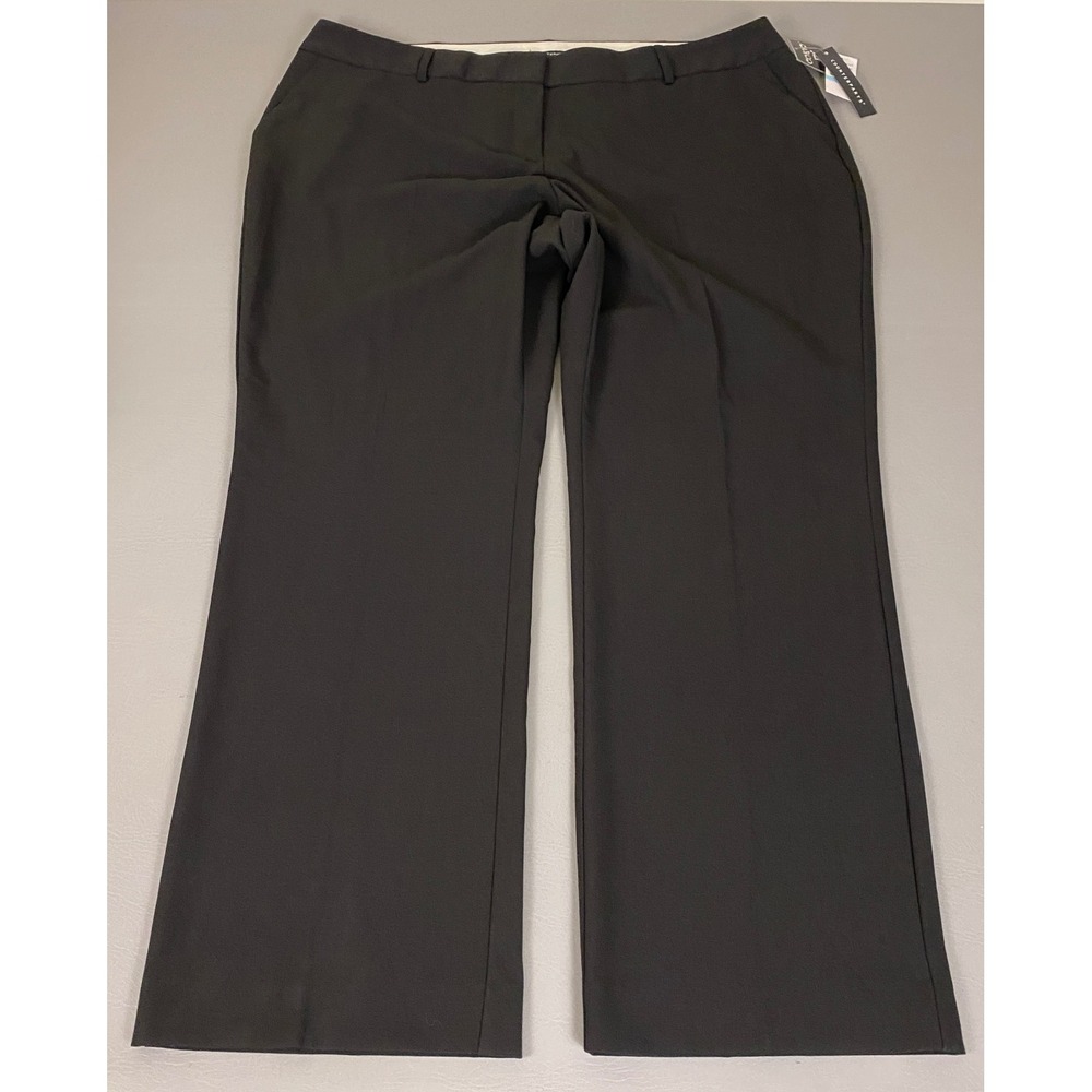 Counterparts Dress Pants Women's Size 20W Curvy Fit Black Work Trousers New NWT